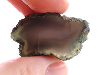 Image showing natural agate isolated