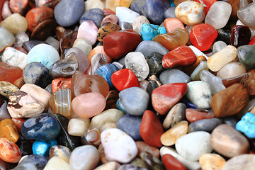 Image showing color gems mineral collection 