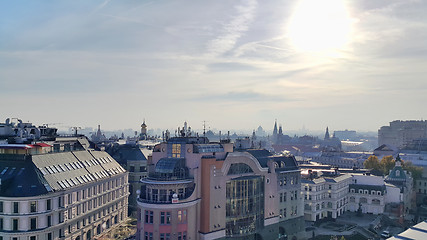 Image showing Panorama historic center of Moscow, capital of Russia