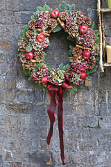 Image showing Apples Wreath