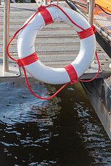 Image showing White Life Buoy