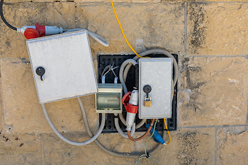 Image showing Electric Power Boxes