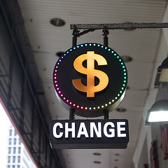 Image showing Change Sign