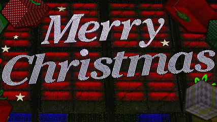 Image showing Merry Christmas Led