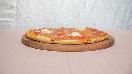 Image showing Mozzarella Pizza Tray