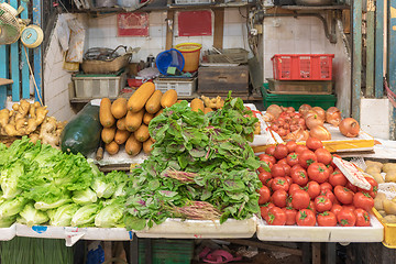 Image showing Vegetables Street Stall