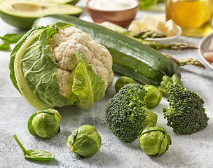 Image showing various fresh vegetables