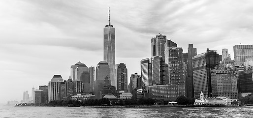 Image showing Panoramic view of Lower Manhattan, New York City, USA