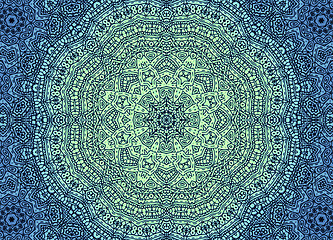 Image showing Abstract concentric pattern background