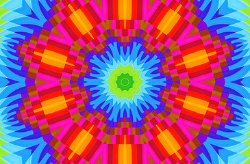 Image showing Bright colorful background with abstract pattern