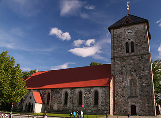 Image showing Church and blue sky on a summer day
