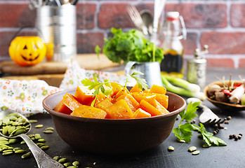 Image showing fried pumpkin