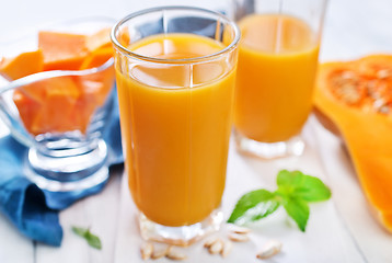 Image showing pumpkin juice