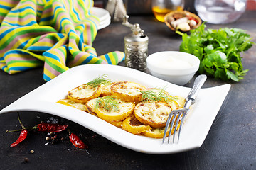 Image showing fried zucchini