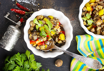 Image showing baked vegetables