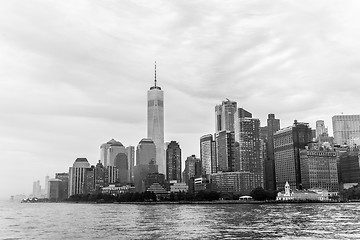 Image showing Panoramic view of Lower Manhattan, New York City, USA