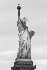 Image showing Statue of Liberty at dusk, New York City, USA