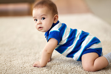 Image showing sweet little asian baby boy