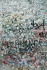 Image showing Graffiti wall