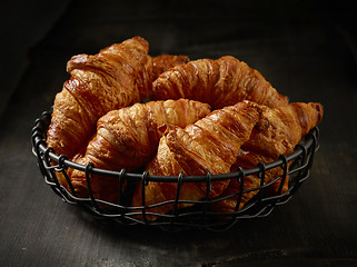 Image showing freshly baked croissants