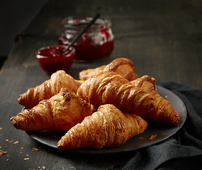 Image showing freshly baked croissants