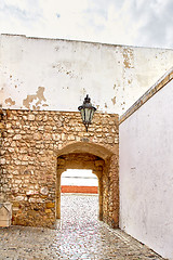 Image showing Gateway to nature park of Ria Formasa in Faro city