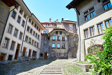 Image showing Street view of Fribourg