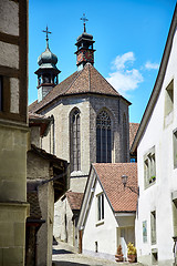 Image showing Street view of OLD Town Fribourg