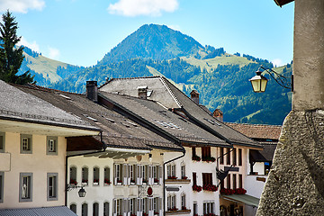 Image showing Buildings of Gruyere, Switzerland