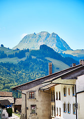 Image showing Buildings of Gruyere, Switzerland