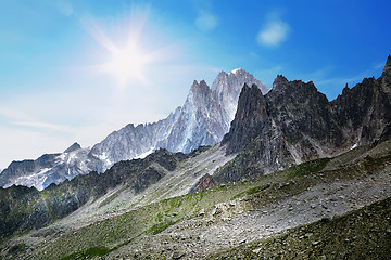 Image showing Landscape of French Alps