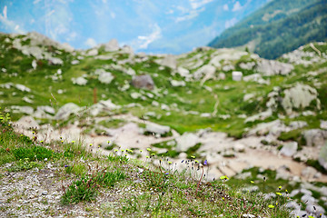 Image showing Landscape of French Alps