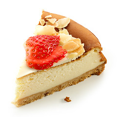 Image showing piece of cheesecake