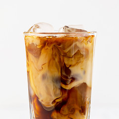 Image showing iced coffee with milk