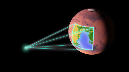 Image showing Mars Terraforming