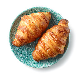 Image showing freshly baked croissants