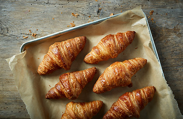 Image showing freshly baked croissants