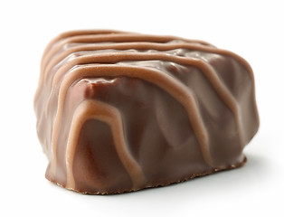 Image showing chocolate praline on white background