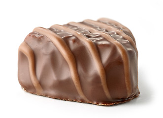 Image showing chocolate praline on white background