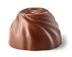 Image showing chocolate praline on white background