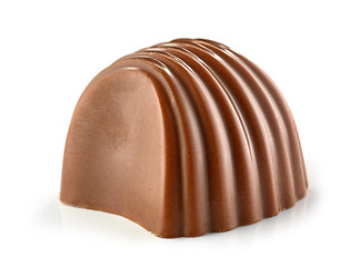 Image showing chocolate praline on white background