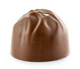 Image showing chocolate praline on white background