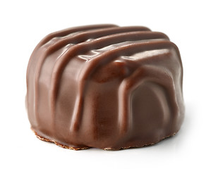 Image showing chocolate praline on white background