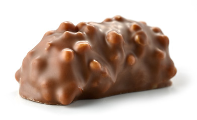 Image showing chocolate praline on white background