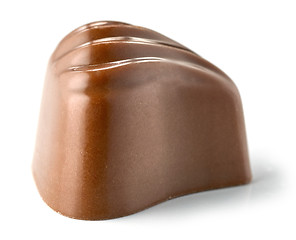 Image showing chocolate praline on white background