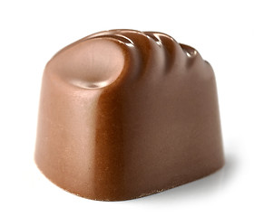 Image showing chocolate praline on white background