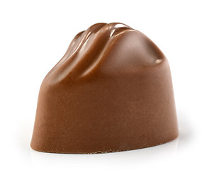 Image showing chocolate praline on white background