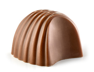 Image showing chocolate praline on white background