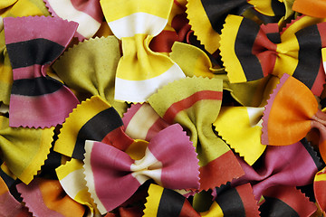 Image showing Colorful pasta