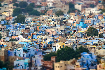 Image showing Tilt shift lens - Jodhpur Also blue city is the second-largest c